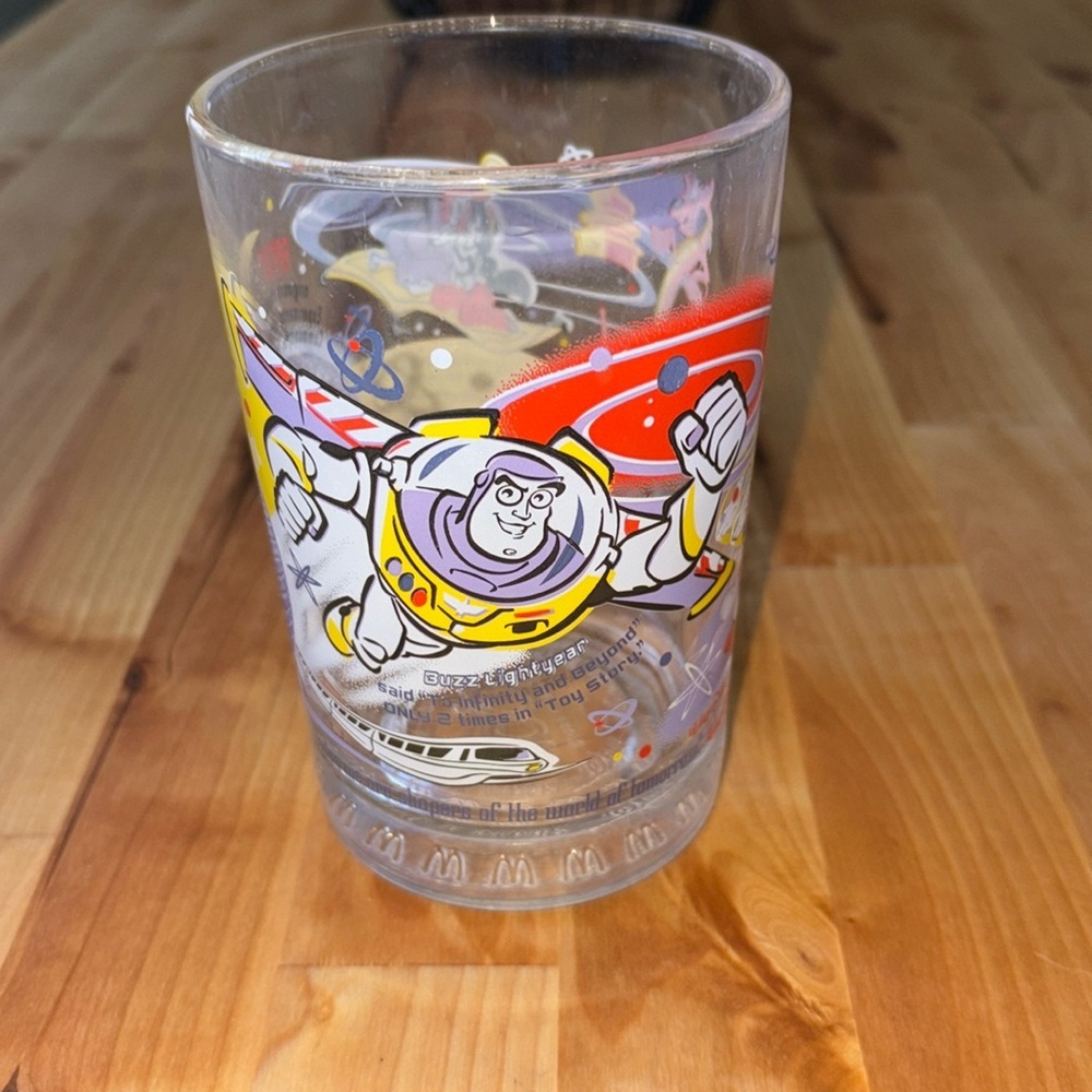 Disney World 100 Year Anniversary McDonald's Collectors Glass Cup 2000